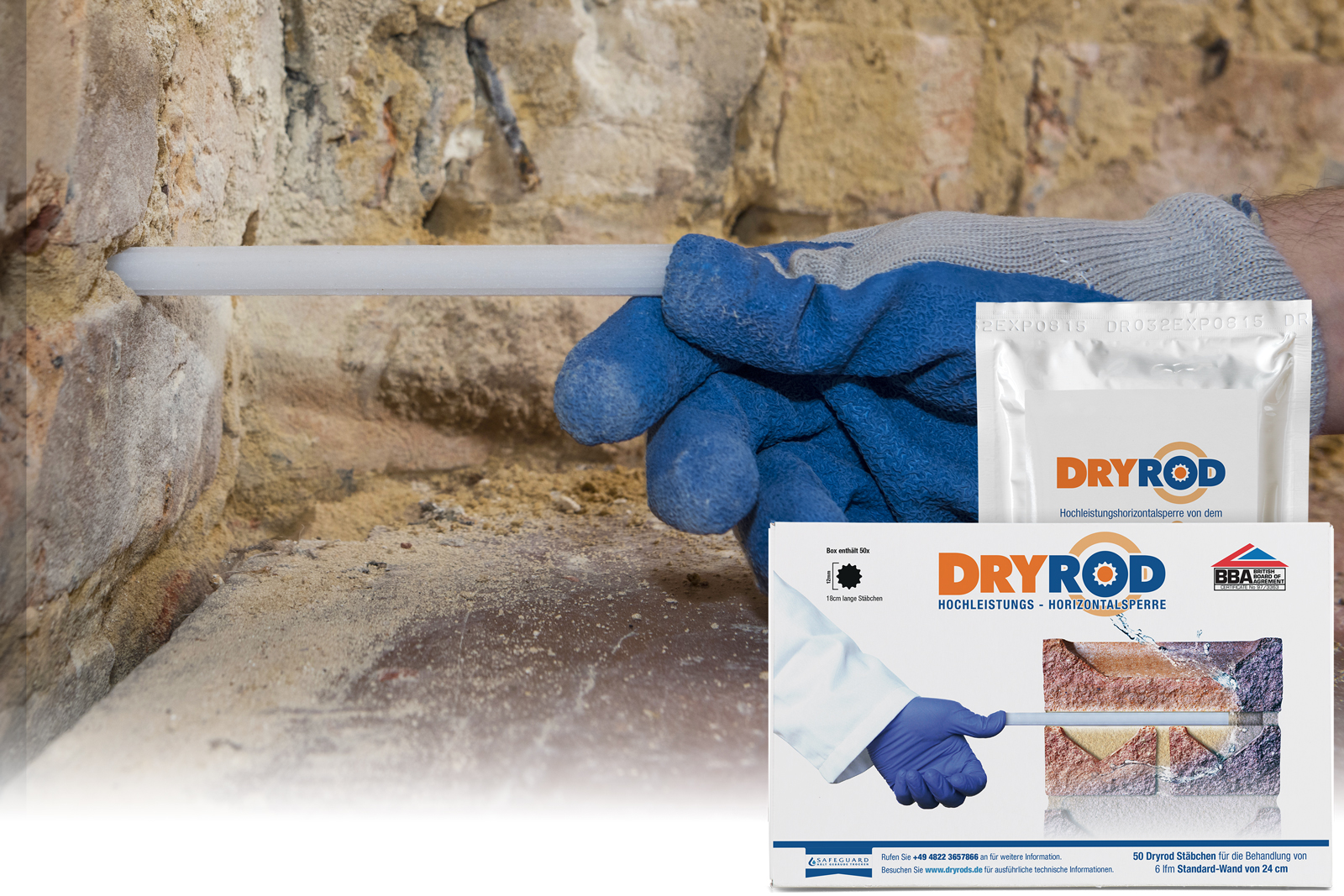 Dryrod Hochleistungs-Horizontalsperre