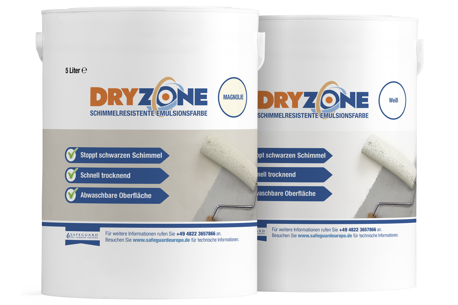 Dryzone schimmelresistente Emulsionsfarbe