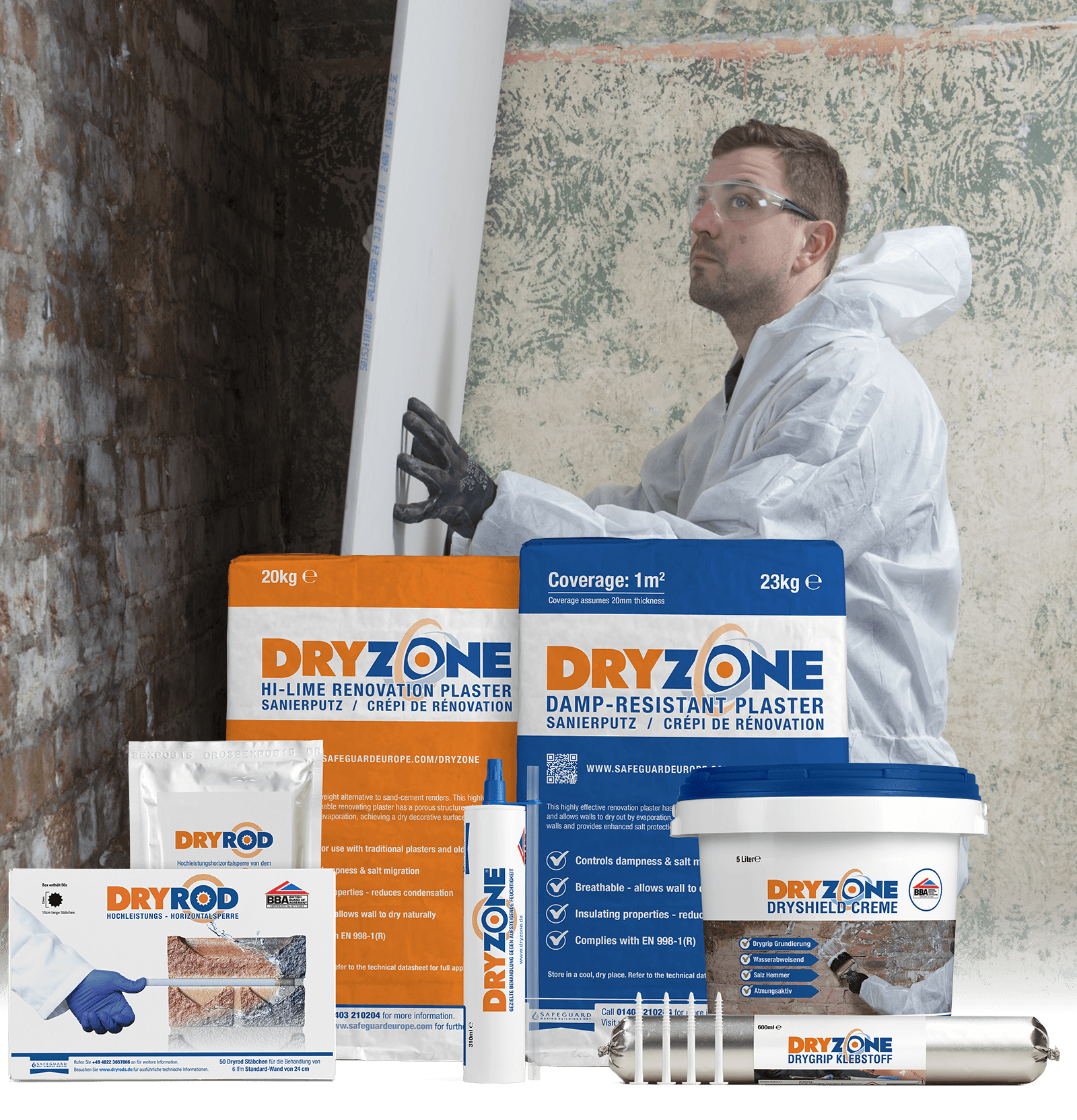 Das Dryzone System - Das vollständige Angebot zur Sanierung nach aufsteigender Feuchtigkeit